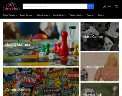 Nerd Mall Front Page