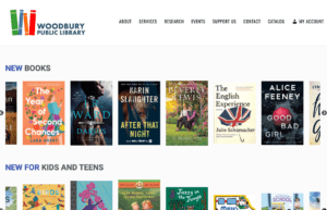 Woodbury Public Library Screenshot