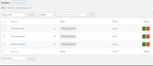 Order Confirmation Plugin screenshot