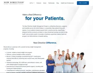 NewDirection Healthcare Providers Page