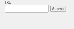 SKU Search screenshot